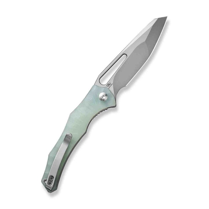 Couteau CIVIVI Spiny Dogfish Jade Lame Acier 14C28N Manche G10 IKBS Linerlock Clip CIVC220062 - Livraison Gratuite