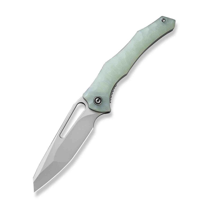 Couteau CIVIVI Spiny Dogfish Jade Lame Acier 14C28N Manche G10 IKBS Linerlock Clip CIVC220062 - Livraison Gratuite