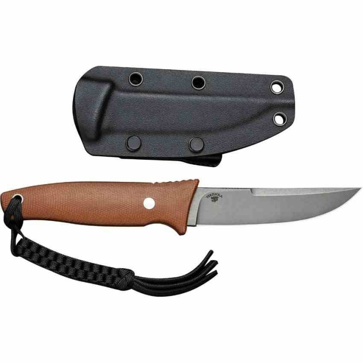 Couteau CIVIVI Tamashii Brown Lame Acier D2 Manche Micarta Etui Kydex CIVC190465 - Livraison Gratuite