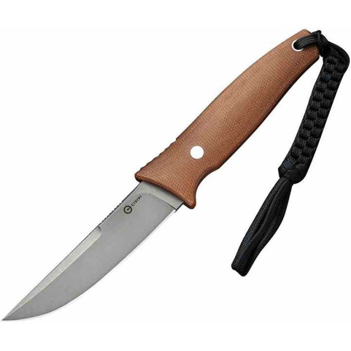Couteau CIVIVI Tamashii Brown Lame Acier D2 Manche Micarta Etui Kydex CIVC190465 - Livraison Gratuite