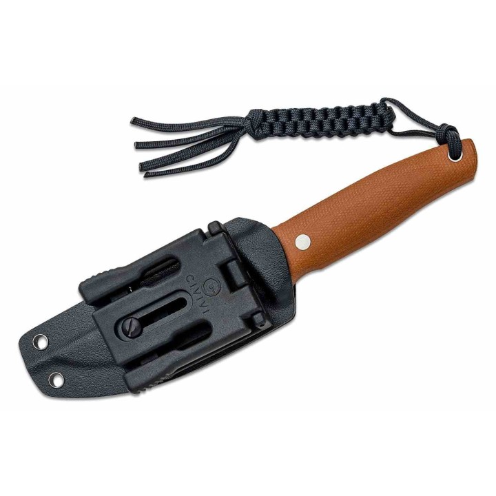 Couteau CIVIVI Tamashii Brown Lame Acier D2 Manche Micarta Etui Kydex CIVC190465 - Livraison Gratuite