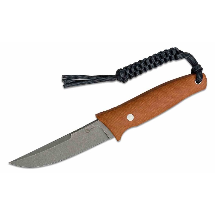 Couteau CIVIVI Tamashii Brown Lame Acier D2 Manche Micarta Etui Kydex CIVC190465 - Livraison Gratuite