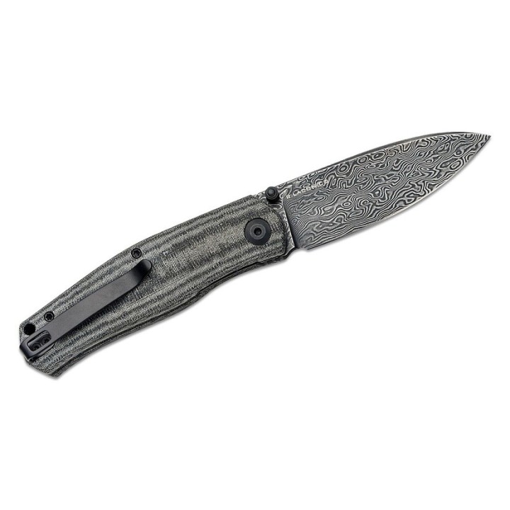 Couteau CIVIVI Sokoke Black Manche Micarta Lame Acier Damas IKBS Linerlock Clip CIVC22007DS1 - Livraison Gratuite