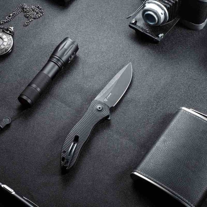 Couteau CIVIVI Synergy 3 Lame Drop Point Acier Nitro-V Manche G10 IKBS Linerlock Clip CIVC20075D1 - Livraison Gratuite