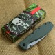 Couteau Esee Zancudo OD green Framelock Lame Acier AUS-8 Stonewash Manche FRN BRKR1OD - Livraison Gratuite