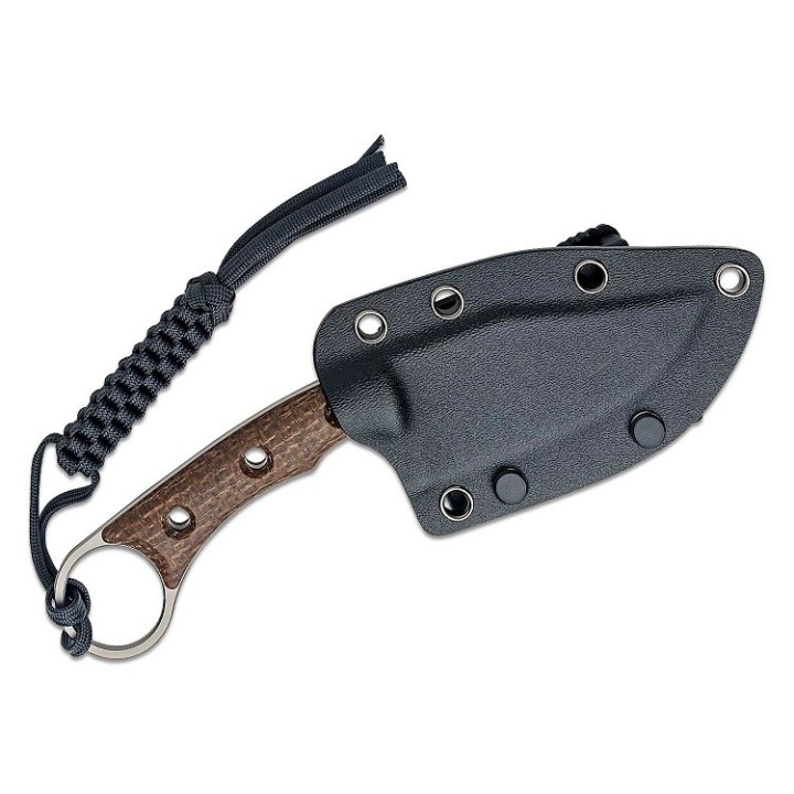 Couteau CIVIVI Midwatch Brown Lame Clip Point Acier N690 Manche Micarta Etui Kydex CIVC20059B2 - Livraison Gratuite