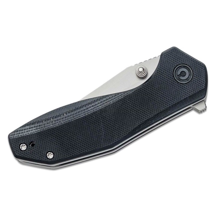 Couteau CIVIVI ODD 22 Black Lame Acier Sandvik 14C28N Manche G10 IKBS Linerlock Clip CIVC210321 - Livraison Gratuite