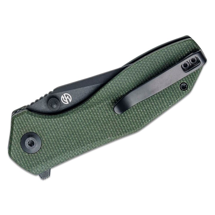 Couteau CIVIVI ODD 22 Green Lame Acier Sandvik 14C28N Manche Micarta IKBS Linerlock Clip CIVC210322 - Livraison Gratuite