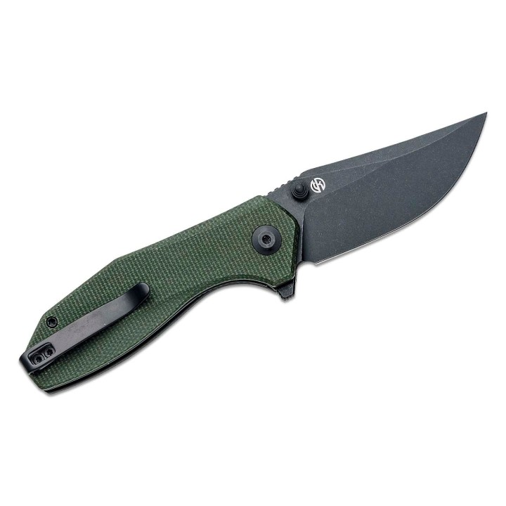 Couteau CIVIVI ODD 22 Green Lame Acier Sandvik 14C28N Manche Micarta IKBS Linerlock Clip CIVC210322 - Livraison Gratuite