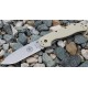 Couteau ESEE Avispa Desert Tan Satin Blade Acier AUS-8 Manche FRN BRK1301DT - Livraison Gratuite