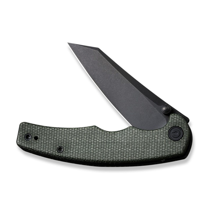 Couteau CIVIVI P87 Green Manche Micarta Lame Tanto Reverse Nitro-V IKBS Linerlock CLip CIVC210433 - Livraison Gratuite