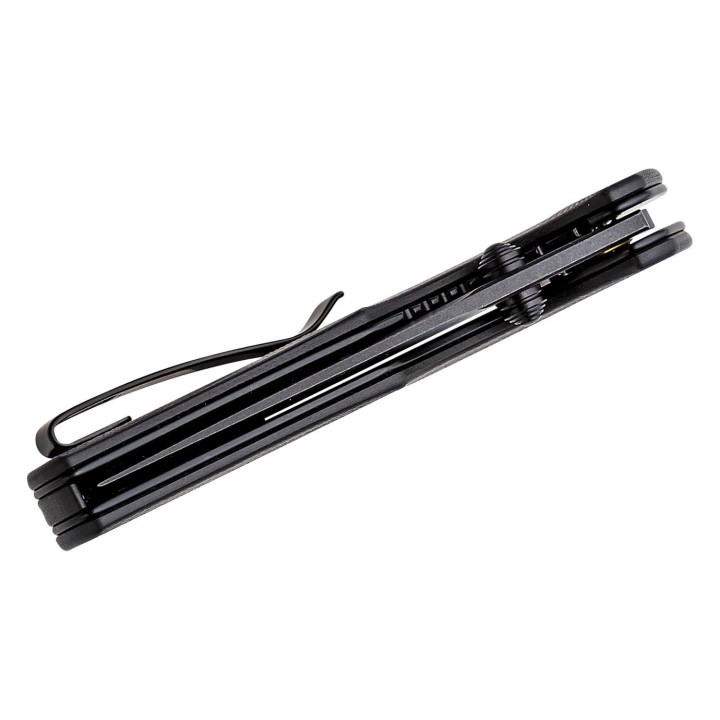Couteau CIVIVI Thug 2 Black Lame Tanto Acier Nitro-V Black Manche G10 IKBS Linerlock Clip CIVC20028C1 - Livraison Gratuite