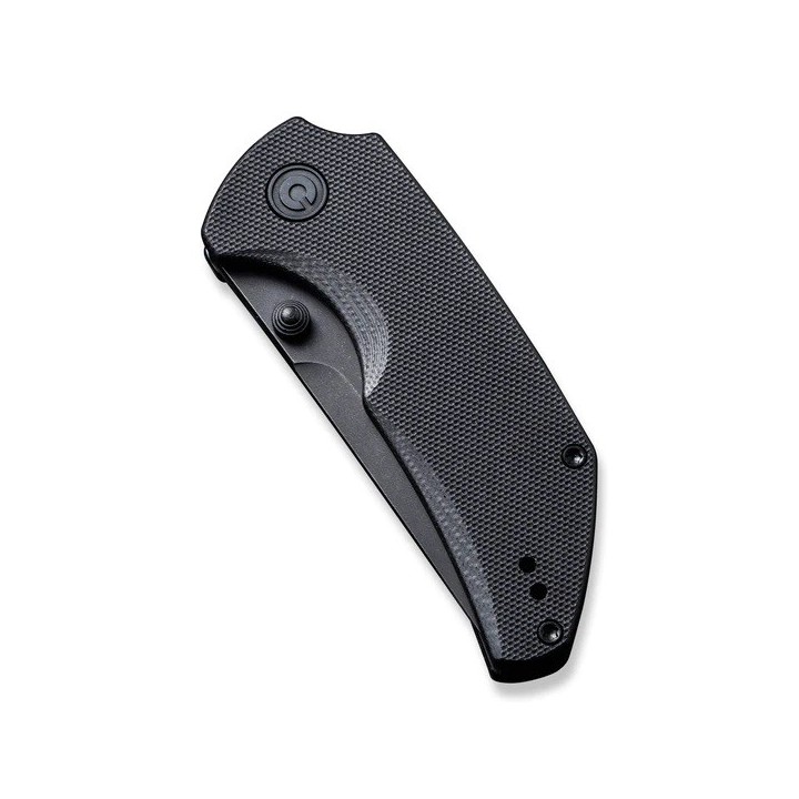 Couteau CIVIVI Thug 2 Black Lame Tanto Acier Nitro-V Black Manche G10 IKBS Linerlock Clip CIVC20028C1 - Livraison Gratuite