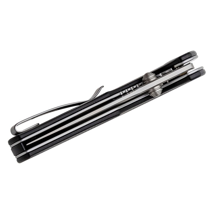 Couteau CIVIVI Thug 2 Black Lame Tanto Acier Nitro-V Bead Blasted Manche G10 IKBS Clip CIVC20028C2 - Livraison Gratuite
