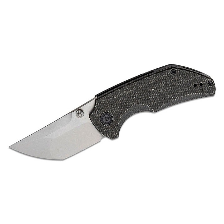 Couteau CIVIVI Thug 2 Dark Green Lame Tanto Acier Nitro-V Bead Blasted Manche Micarta IKBS CIVC20028C3 - Livraison Gratuite