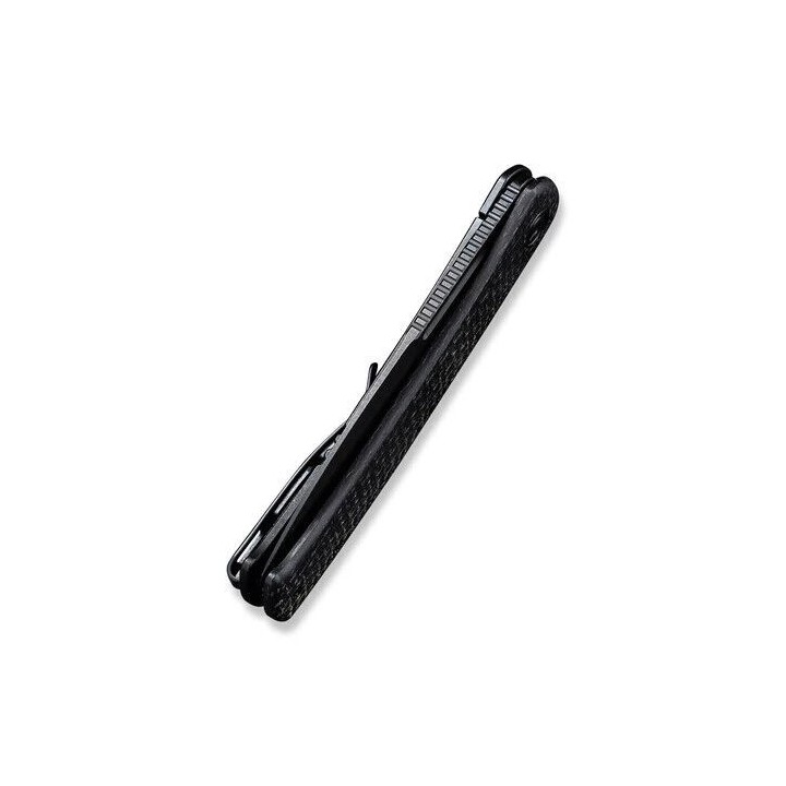 Couteau CIVIVI Cetos Black Lame Acier 14C28N Manche Micarta IKBS Linerlock Clip CIVC21025B2 - Livraison Gratuite