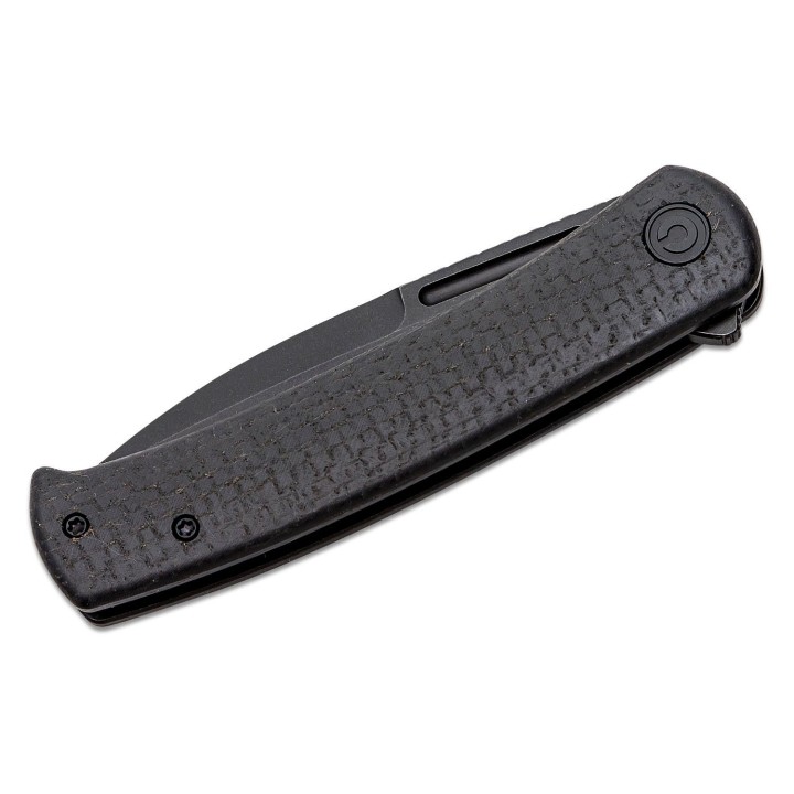 Couteau CIVIVI Cetos Black Lame Acier 14C28N Manche Micarta IKBS Linerlock Clip CIVC21025B2 - Livraison Gratuite