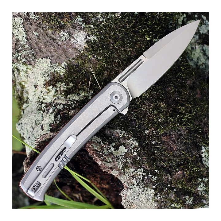 Couteau CIVIVI Cetos Cuibourtia Lame Acier 14C28N Manche Bois IKBS Linerlock Clip CIVC21025B4 - Livraison Gratuite