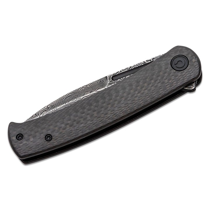 Couteau CIVIVI Cetos Damas Manche Fibre de Carbone IKBS Framelock Clip C21025BDS1 - Livraison Gratuite