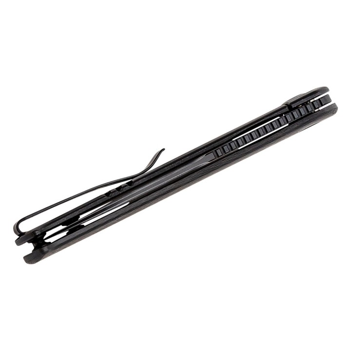 Couteau CIVIVI Cetos Damas Manche Fibre de Carbone IKBS Framelock Clip C21025BDS1 - Livraison Gratuite