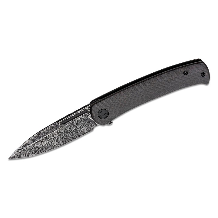 Couteau CIVIVI Cetos Damas Manche Fibre de Carbone IKBS Framelock Clip C21025BDS1 - Livraison Gratuite