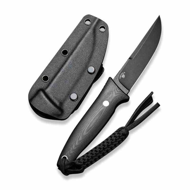 Couteau CIVIVI Tamashii  Black Lame Acier D2 Black Manche G10 Etui Kydex CIVC190463 - Livraison Gratuite