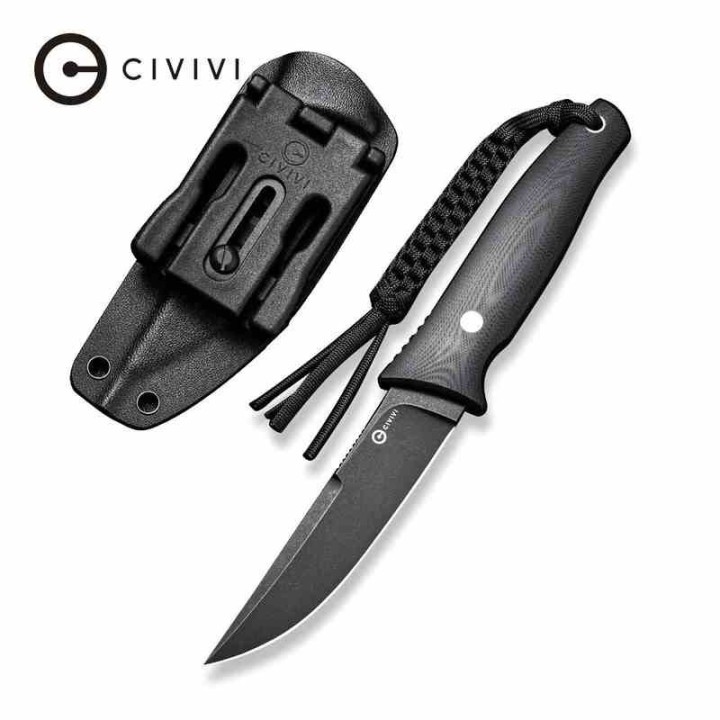 Couteau CIVIVI Tamashii  Black Lame Acier D2 Black Manche G10 Etui Kydex CIVC190463 - Livraison Gratuite