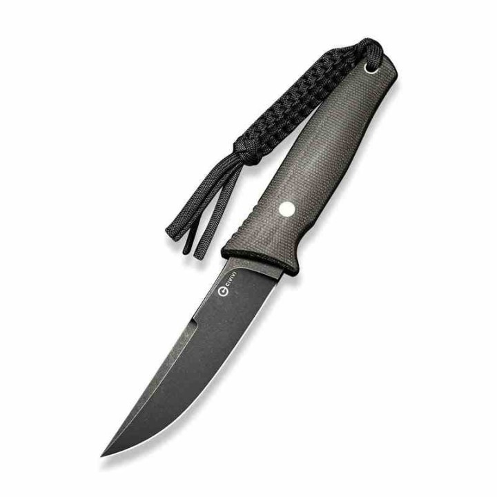 Couteau CIVIVI Tamashii Dark Green Lame Acier D2 Black Manche Micarta Etui Kydex CIVC190464 - Livraison Gratuite