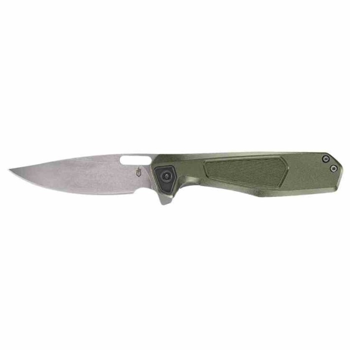  Couteau Gerber Minisada Green Manche Aluminium Lame Acier D2 Framelock Clip G1067466 - Livraison Gratuite