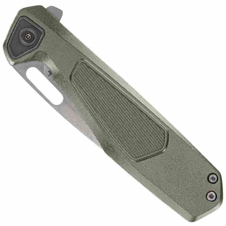 Couteau Gerber Minisada Green Manche Aluminium Lame Acier D2 Framelock Clip G1067466 - Livraison Gratuite