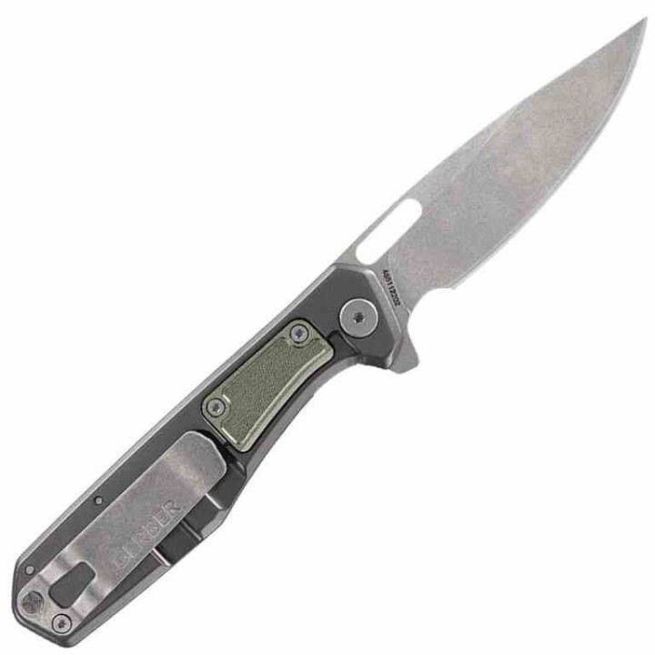  Couteau Gerber Minisada Green Manche Aluminium Lame Acier D2 Framelock Clip G1067466 - Livraison Gratuite