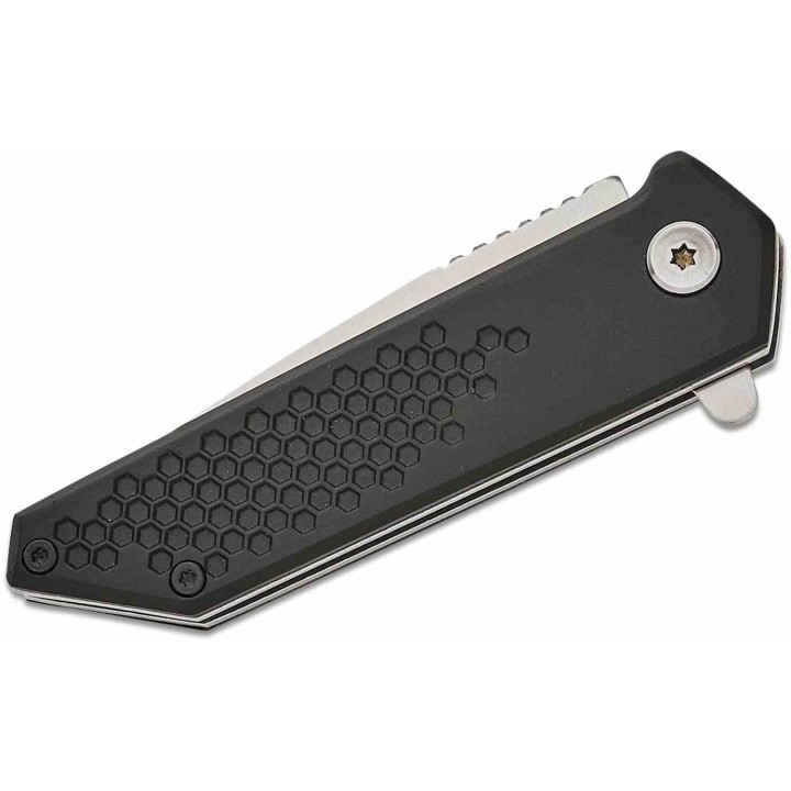 Couteau Smith&Wesson Extreme Ops Tanto A/O Lame Acier 8Cr13MoV Manche Alu Liner Lock Clip SW1208416 - Livraison Gratuite