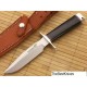 Couteau Blackjack Model 5 Black Acier A2 Manche Micarta Etui Cuir Made In USA BCB5BM - Livraison Gratuite