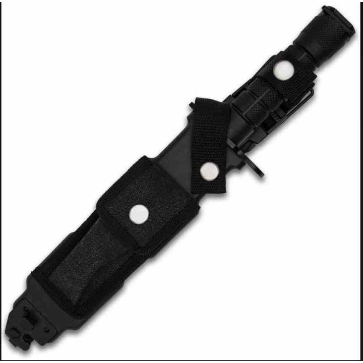 Couteau USMC M-9 Combat Knife Bayonet Lame Acier Inox Manche TPU Etui Nylon UC3531 - Livraison Gratuite