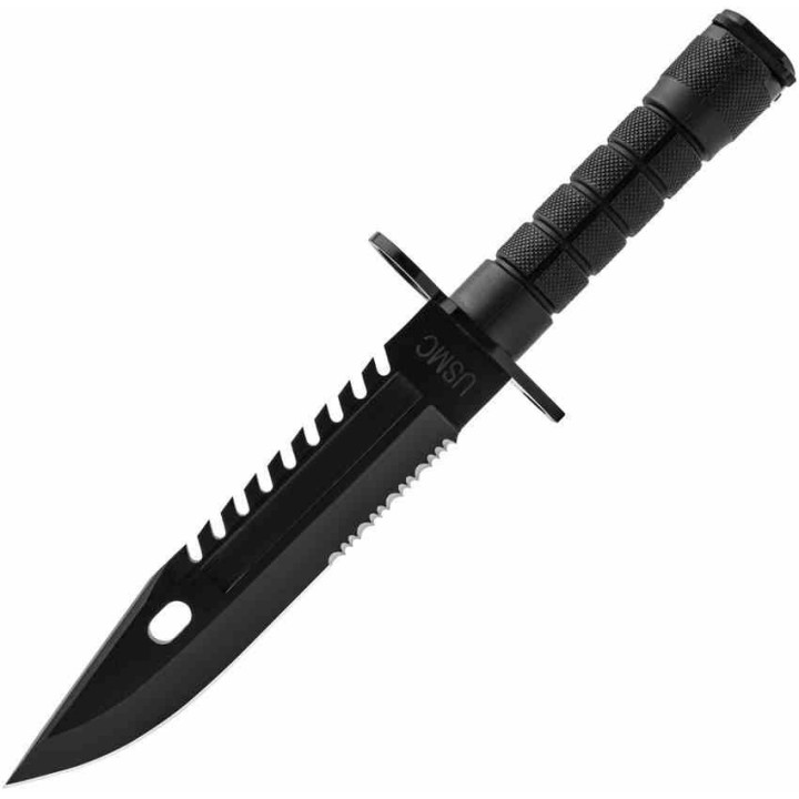 Couteau USMC M-9 Combat Knife Bayonet Lame Acier Inox Manche TPU Etui Nylon UC3531 - Livraison Gratuite