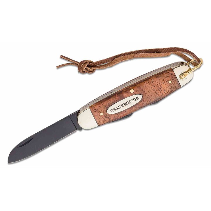Couteau United Cutlery Bushmaster Ranger Scout Manche Bois 4 Lames Acier Inox Slipjoint UC3592 - Livraison Gratuite