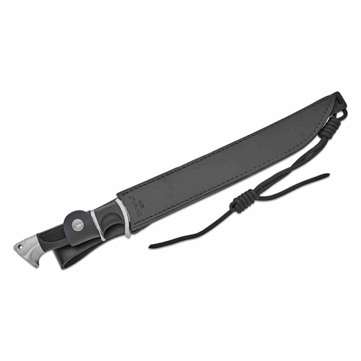 Sabre United Cutlery Honshu Sub-Hilt Tanto Sword Lame Acier 7Cr13 Satin Manche TPR Etui Cuir UC3603 - Livraison Gratuite