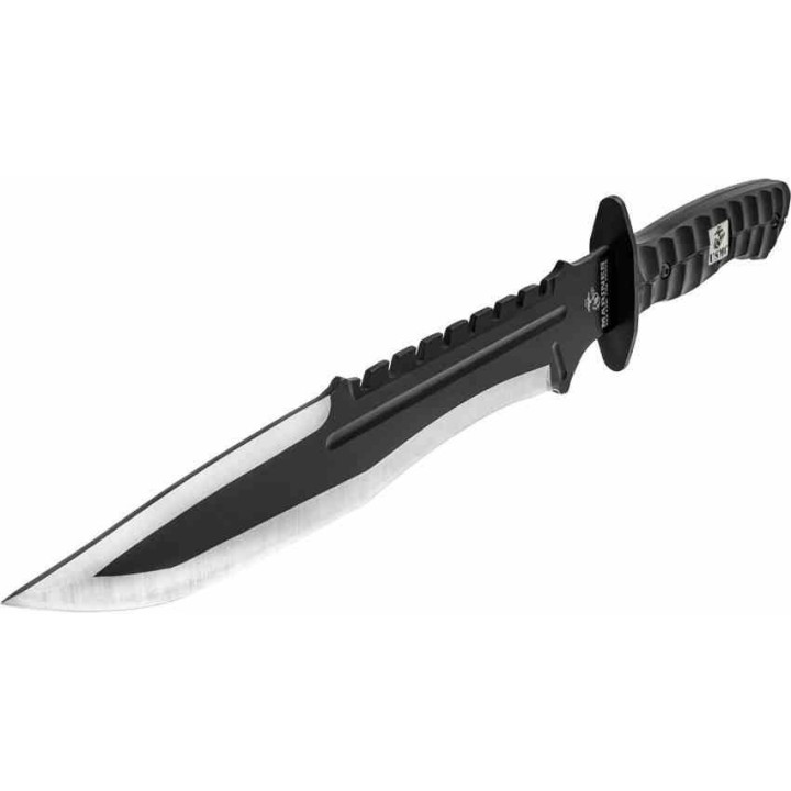 Couteau United Cutlery USMC Bulldog Bowie Lame Acier 3Cr13 Manche Polypropylene Etui Nylon UC3616 - Livraison Gratuite