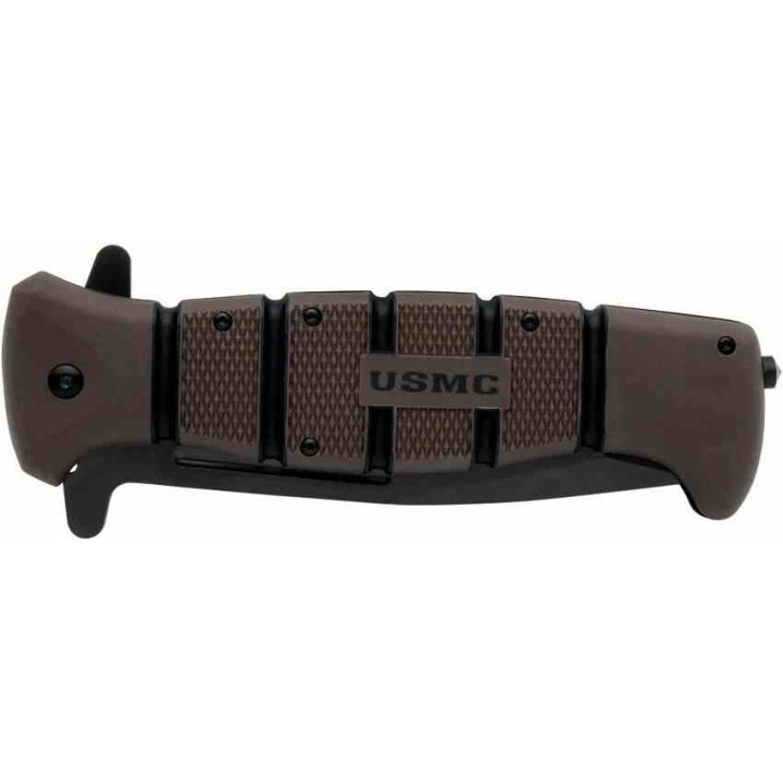 Couteau United Cutlery USMC Maximum A/O Lame Tanto 3Cr13 Manche Zytel Linerlock Clip UC3641 - Livraison Gratuite