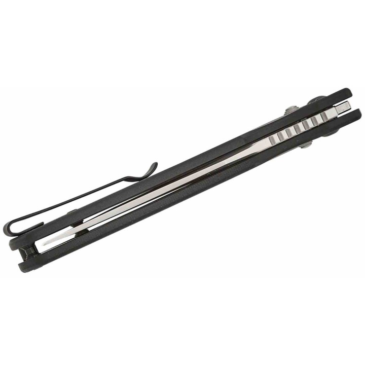 Couteau CJRB Prado Black Lame Acier AR-RPM9 Manche G10 IKBS Clip Crossbar Lock J1936BK - Livraison Gratuite
