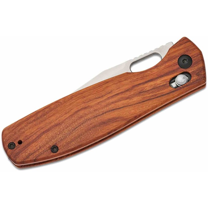 Couteau CJRB Prado Rosewood Lame Acier AR-RPM9 Manche Bois IKBS Clip Crossbar Lock J1936WD - Livraison Gratuite
