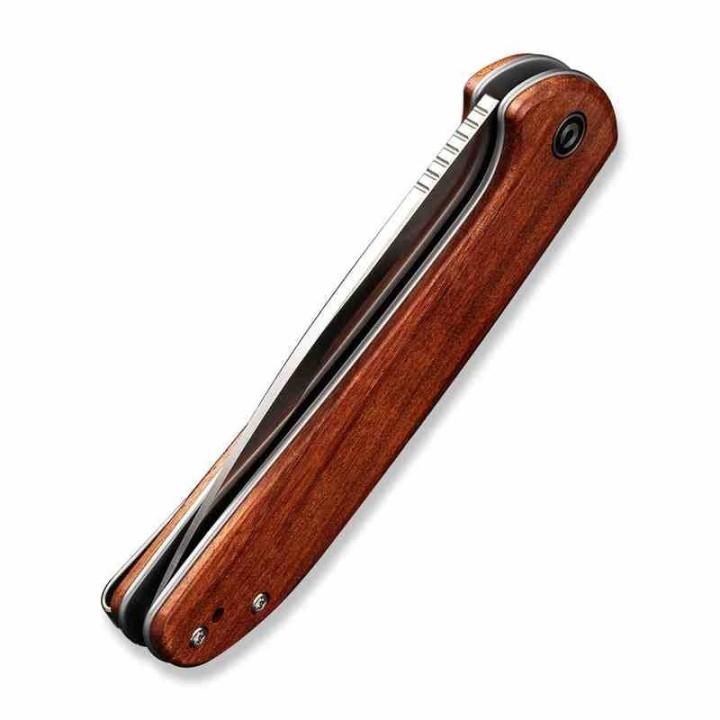 Couteau CIVIVI Primitrox Guibourtia Lame Acier Nitro-V Manche Bois IKBS Linerlock Clip CIVC23005A3 - Livraison Gratuite