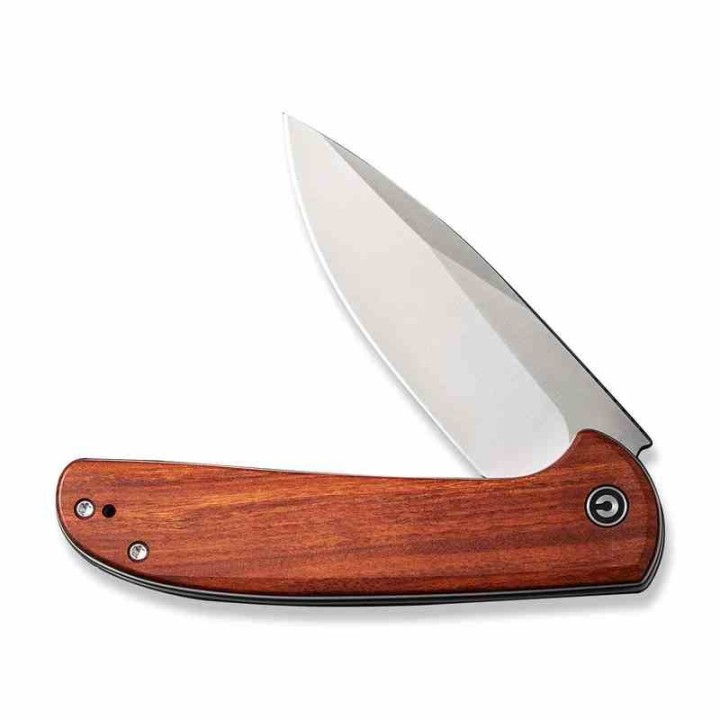 Couteau CIVIVI Primitrox Guibourtia Lame Acier Nitro-V Manche Bois IKBS Linerlock Clip CIVC23005A3 - Livraison Gratuite