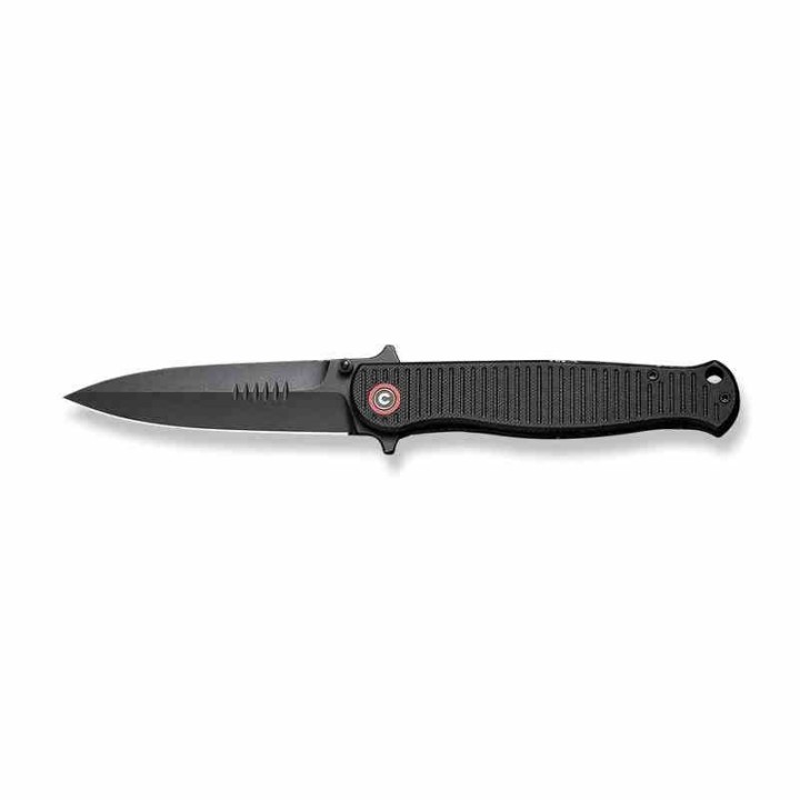Couteau CIVIVI RS71 Dagger Black Lame Acier Nitro-V Blk Manche G10 IKBS Linerlock Clip CIVC230252 - Livraison Gratuite