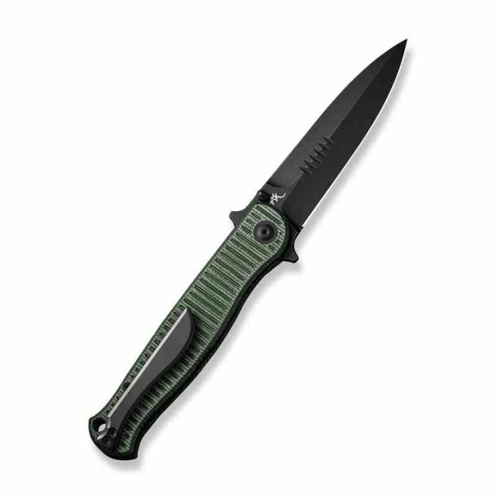 Couteau CIVIVI RS71 Dagger Green Lame Acier Nitro-V Blk Manche Micarta IKBS Linerlock Clip CIVC230253 - Livraison Gratuite