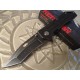 Couteau Kershaw Lifter Framelock A/O Lame Tanto Acier 3Cr13 Manche Acier Blackwash KS1302BW - Livraison Gratuite