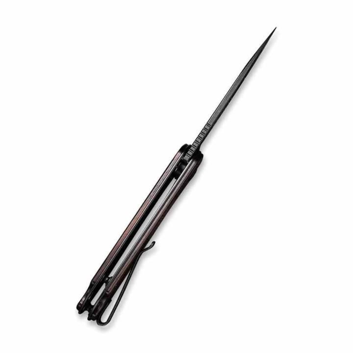 Couteau CIVIVI Elementum Ebony Manche Bois Lame Acier D2 Blk IKBS Linerlock CLip CIVC907W - Livraison Gratuite