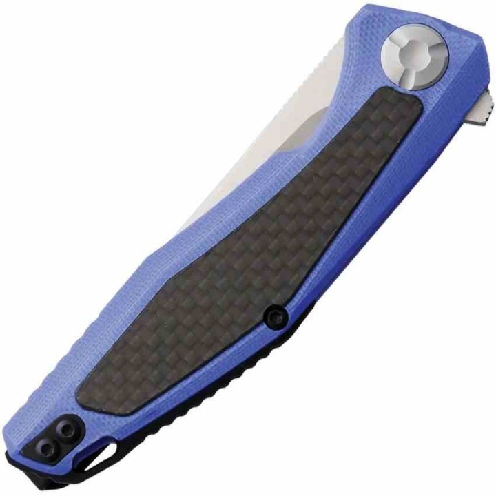 Couteau Kershaw Atmos Blue Manche G10/FCarbone Lame Acier 8Cr13MoV IKBS Clip Linerlock KS4037BLU - Livraison Gratuite