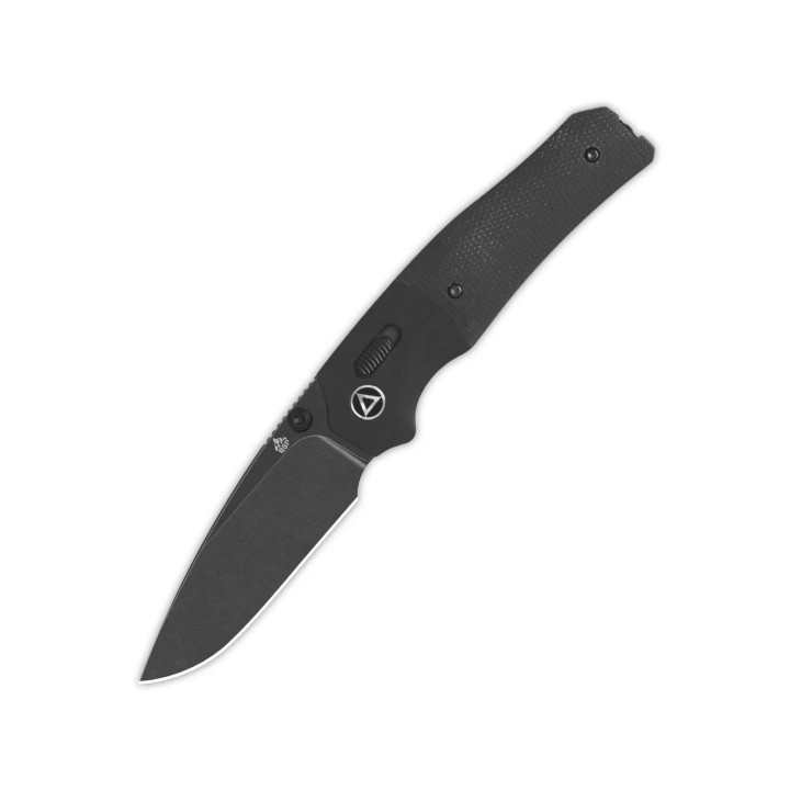 Couteau QSP Vault Black Manche Micarta/Alu Lame Acier 14C28N BLK IKBS Crossbar Lock Clip QS157A2 - Livraison Gratuite