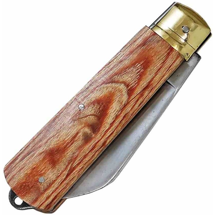 Couteau Kanetsune Slip Joint Craft Knife Lame Acier Carbone SK-4 Manche Bois Made Japan KT407 - Livraison Gratuite